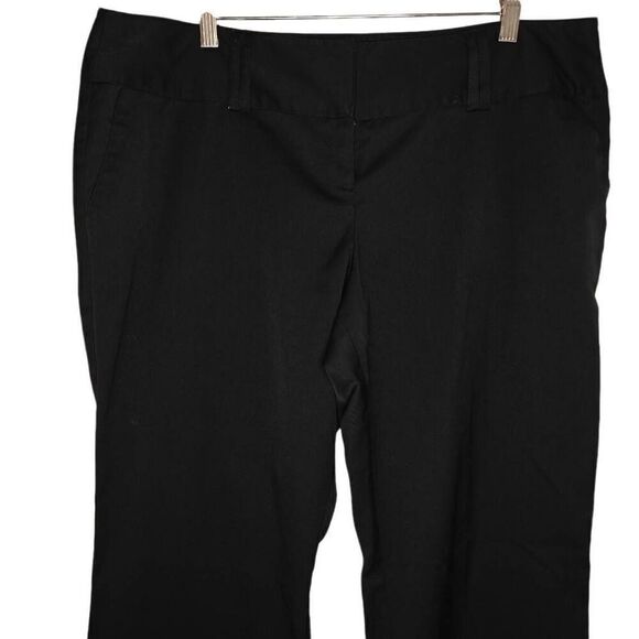 NoBo Black Flare Slacks Juniors - Picture 3 of 5